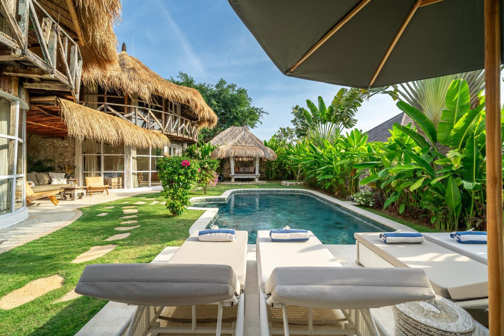 Balangan Beach Villa Idaman Bungalows Джимбаран Экстерьер фото