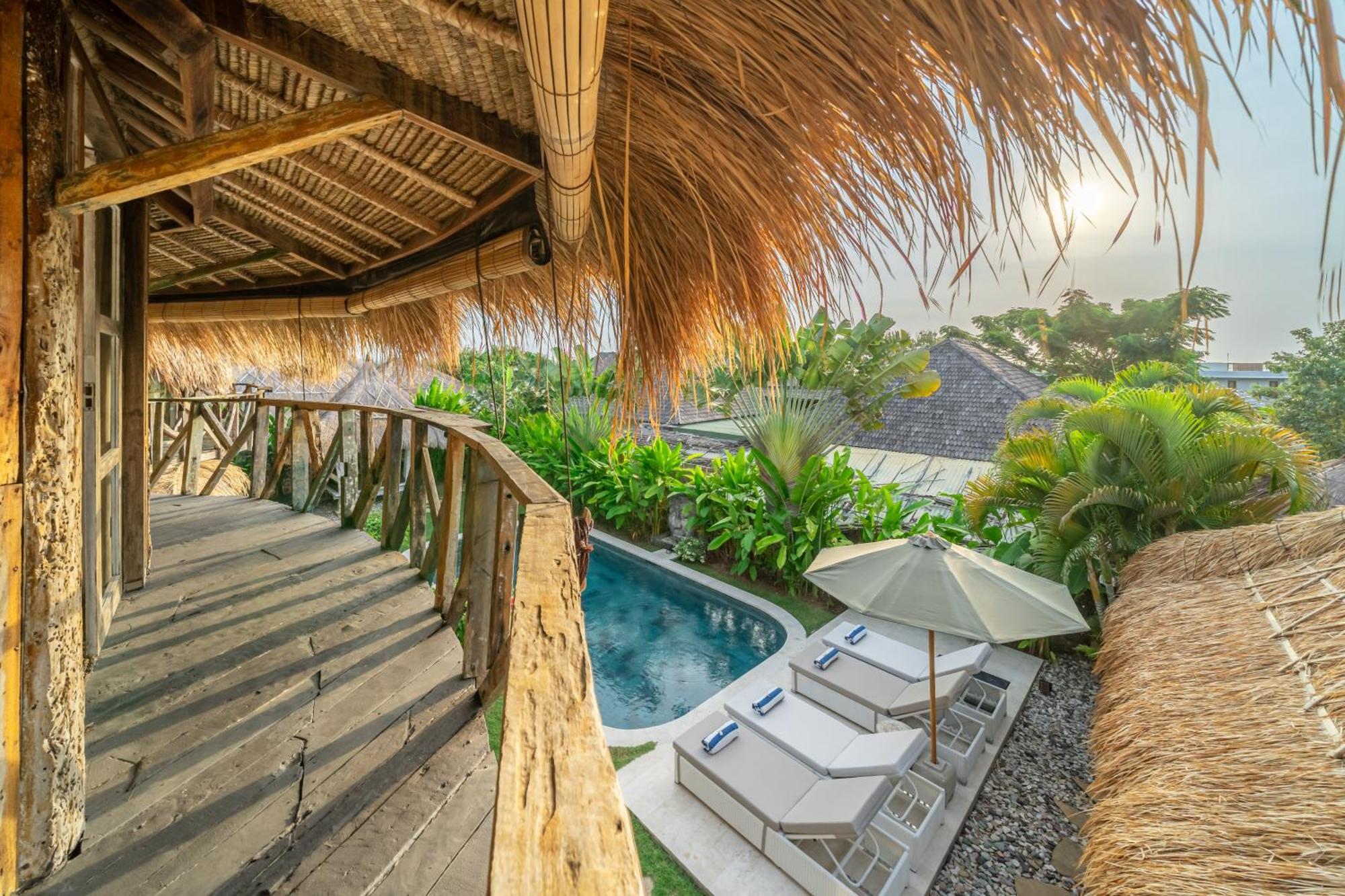Balangan Beach Villa Idaman Bungalows Джимбаран Экстерьер фото