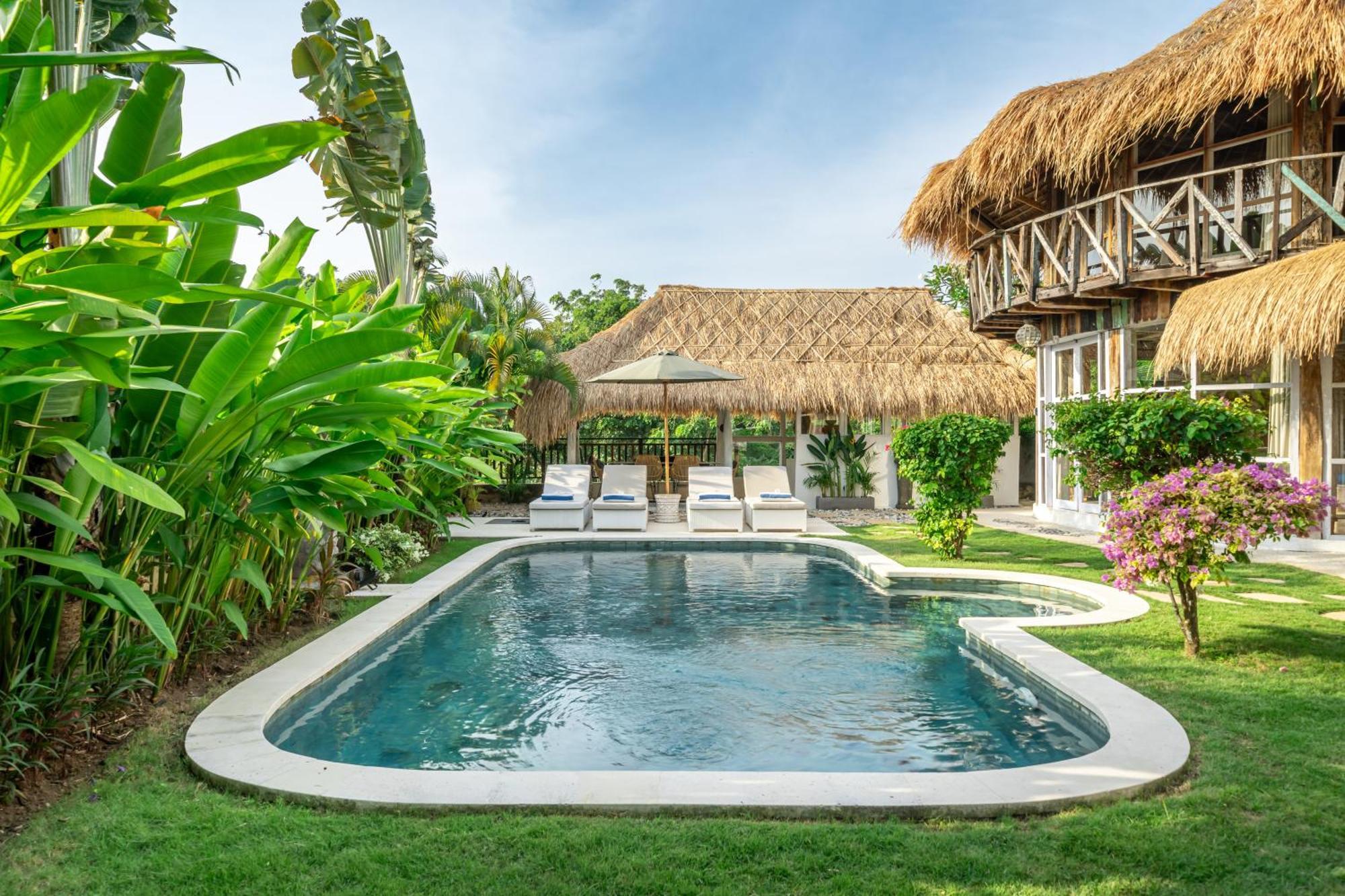 Balangan Beach Villa Idaman Bungalows Джимбаран Экстерьер фото